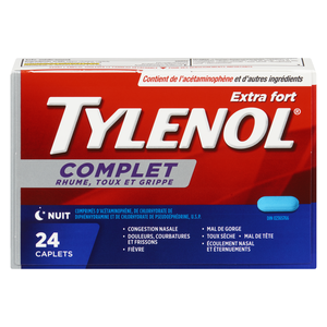 TYLENOL COMP X/F NT CA 24