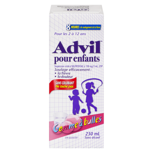 ADVIL ENF 100MG BULLES S/COLOR 230ML