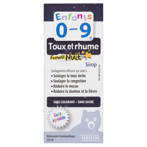 HOMEOCAN 0-9SIROP T/R NUIT250ML