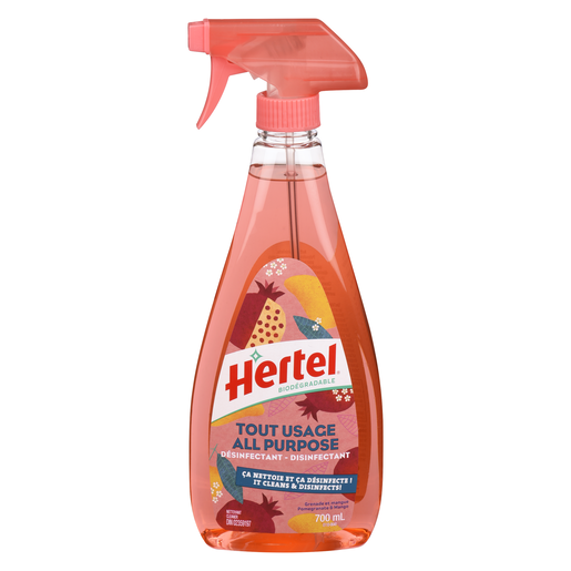 HERTEL DESINF T/U GREN/MANGUE 700ML