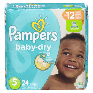 PAMPERS BABYDRY JUMBO T5  24UN