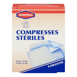 MANSFIELD COMP STERILE 2X2  12