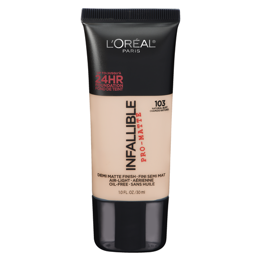 LOREAL INFALLIBLE FDT P/MAT 103 NAT BUF1