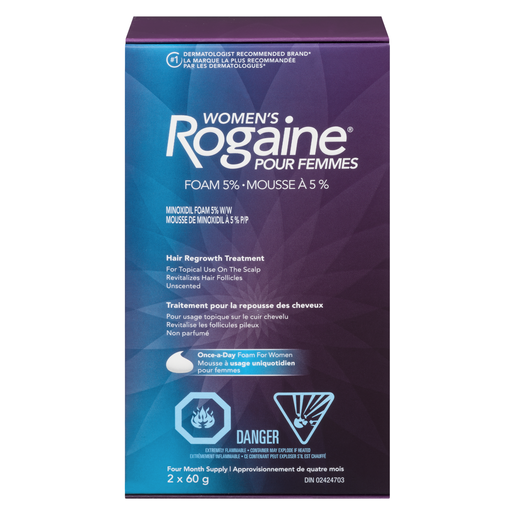 ROGAINE 0.05MG FEM MOUSSE 5% 2X60G