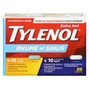 TYLENOL RHUME SINUS JR/NT CA20