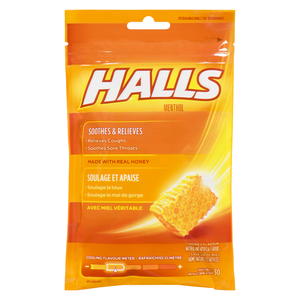 HALLS MENTHO-LYPTUS MIEL 30