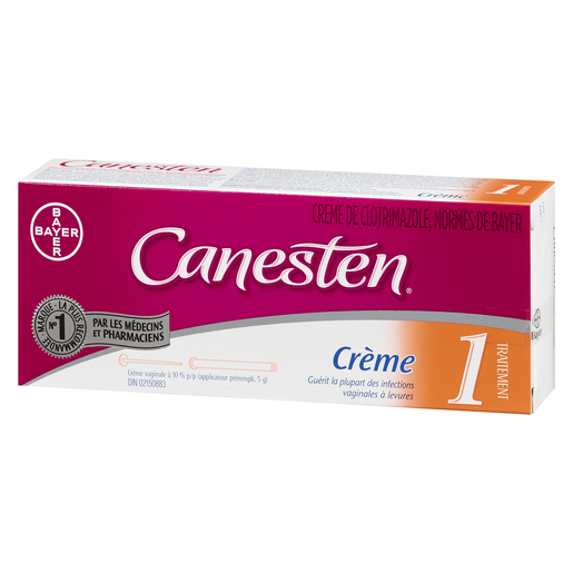 CANESTEN 10% VAGINAL 1JOUR P/REMP 5G