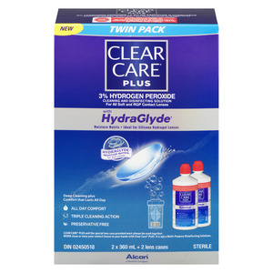 CLEAR CARE DUO HYDRGLYDE 2X360ML