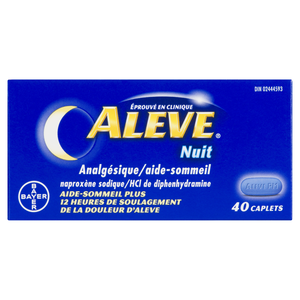 ALEVE AIDE SOMMEIL NUIT  CAPS 40