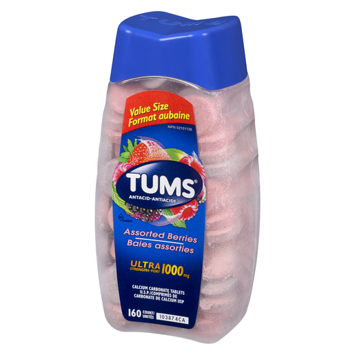 TUMS ULTRA BAIES ASST 160