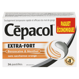 CEPACOL PAST X/F S/SUCRE ORANGE 36