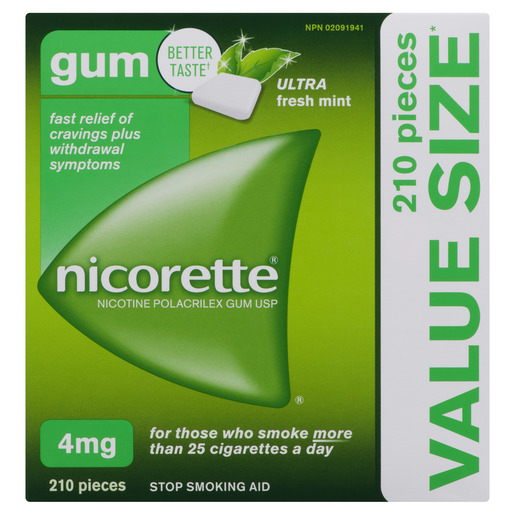 NICORETTE 4MG GOM MENT/FRAI FMT ECONO210