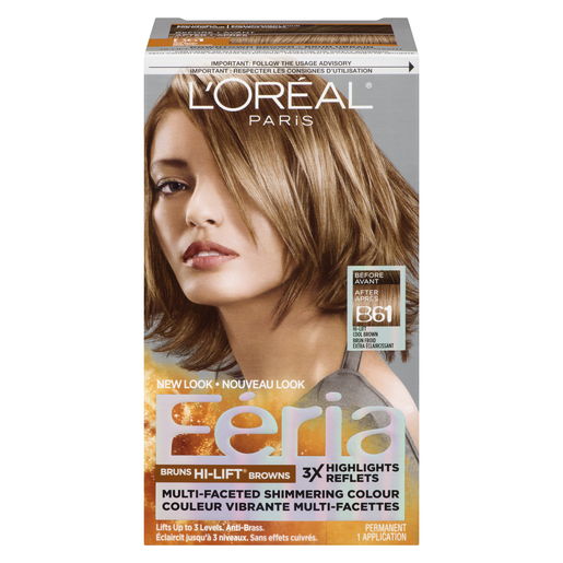 LOREAL FERIA #B61 MARRON COOL FLASH 1