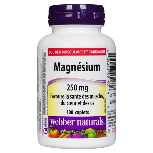 WEBBER MAGNESIUM 250MG  CA 100