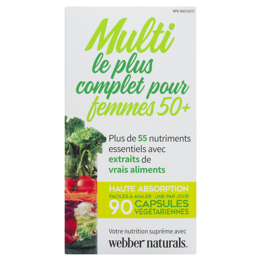 WEBBER MULTI+COMPLET FEMMES 50 CAPS 90