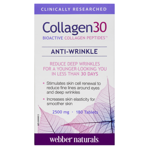 WEBBER COLLAGEN30 2500MG CA180