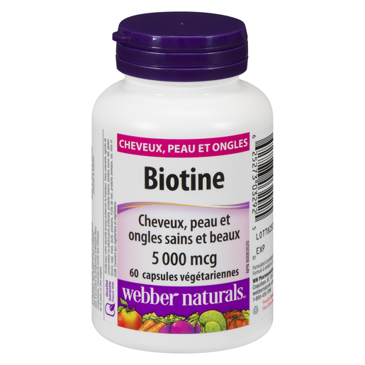 WEBBER BIOTINE 5000MCG   CA 60