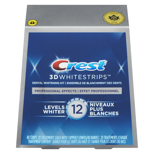 CREST 3D WHITESTR EFFET PROF20