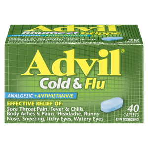 ADVIL RHUME & GRIPPE CAPLETS 40