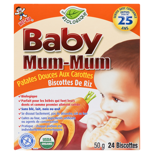 BABY MUM-MUM G/RIZ BIO P/CA50G