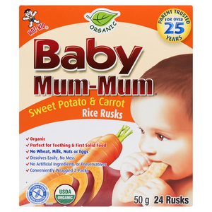 BABY MUM-MUM G/RIZ BIO P/CA50G