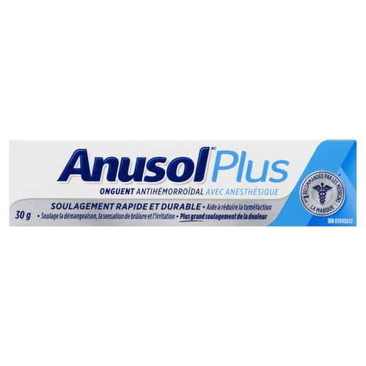 ANUSOL PLUS ONGUENT A/HEMORROIDAL 30G