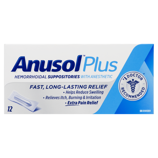 ANUSOL PLUS SUPPOSITOIRES   12