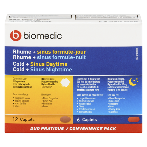 BIOMEDIC RHUME ET SINUS JOUR/NUIT CA 18