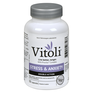 VITOLI STRESS ANX DBL/ACT CAPS 30