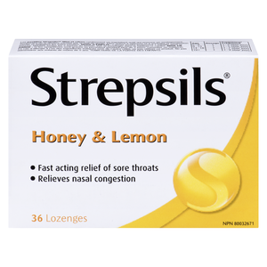 STREPSILS PAST MIEL CITRON 36