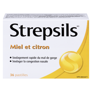 STREPSILS PAST MIEL CITRON 36