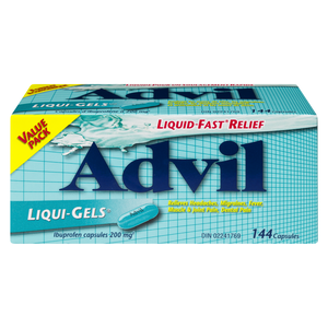 ADVIL IBUP 200MG LIQ/GEL CAPS 144