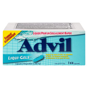 ADVIL IBUP 200MG LIQ/GEL CAPS 144