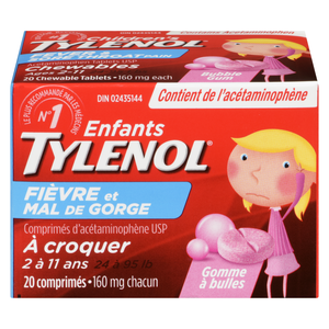 TYLENOL ENF FIEV/GOR/GOM CO20