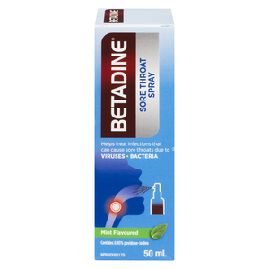 BETADINE VAPO GORGE MENTHE 50ML