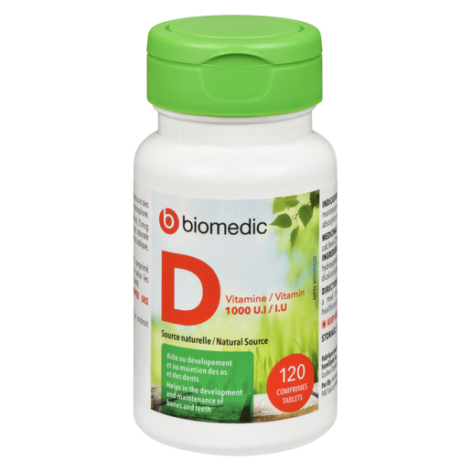 BIOMEDIC VIT D 1000UI   CO 120