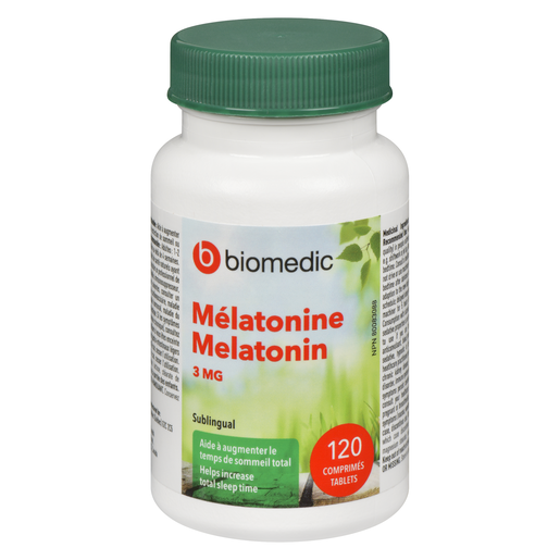 BIOMEDIC MELATONINE 3MG  CO120