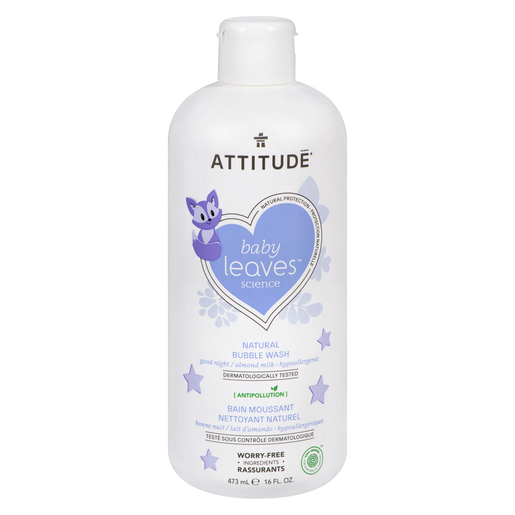 ATTITUDE BABY LEAVES BAIN MOUS AMAN473ML