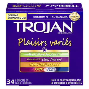 TROJAN COND PLAISIRS VARIES FMT ECONO 34