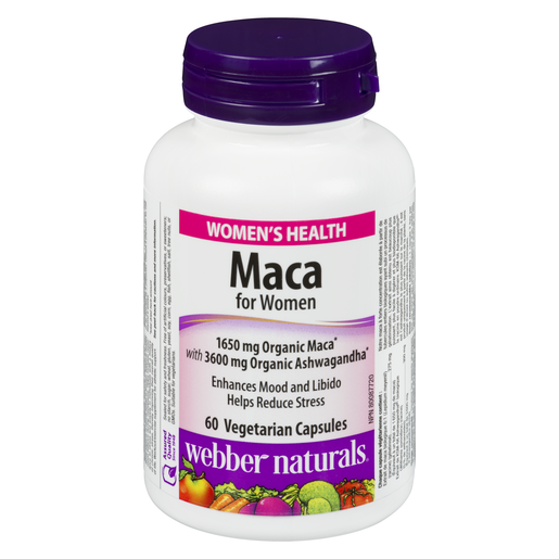 WEBBER MACA 1650MG FEMME CA 60