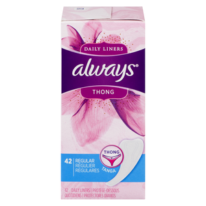 ALWAYS P/DES TANGA REG      42