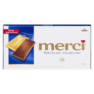 MERCI BARRE CHOCOLAT LAIT 100G