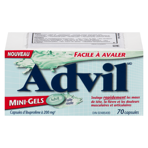 ADVIL IBUP 200MG MINI GELS CAPS 70