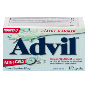 ADVIL IBUP 200MG MINI GELS CAPS 110