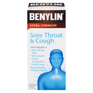 BENYLIN SIROP GORGE TOUX 250ML