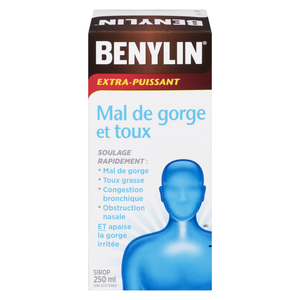 BENYLIN SIROP GORGE TOUX 250ML