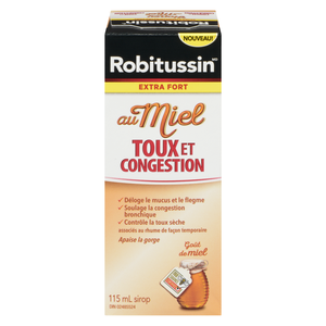 ROBITUSSIN SIR TX CONG X/F MIEL 115ML