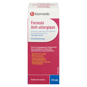 BIOMEDIC ALLERG 12.5MG   115ML