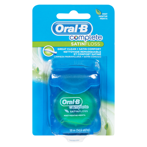 ORAL-B SOIE SATIN FLOSS MENTHE 50M