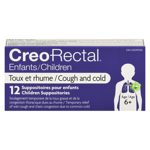 CREO RECTAL SUPP TOUX RHUME ENF 12